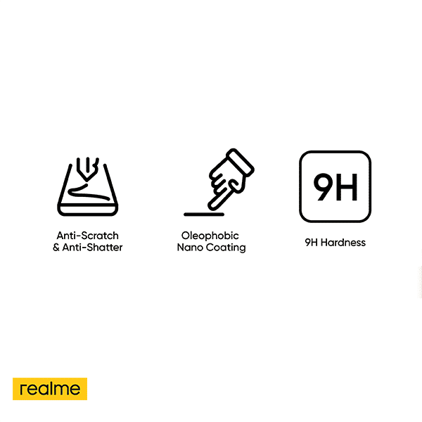 realme C-Series Tempered Glass | For C11, C21-Y, C25Y, & C35 - Image 3